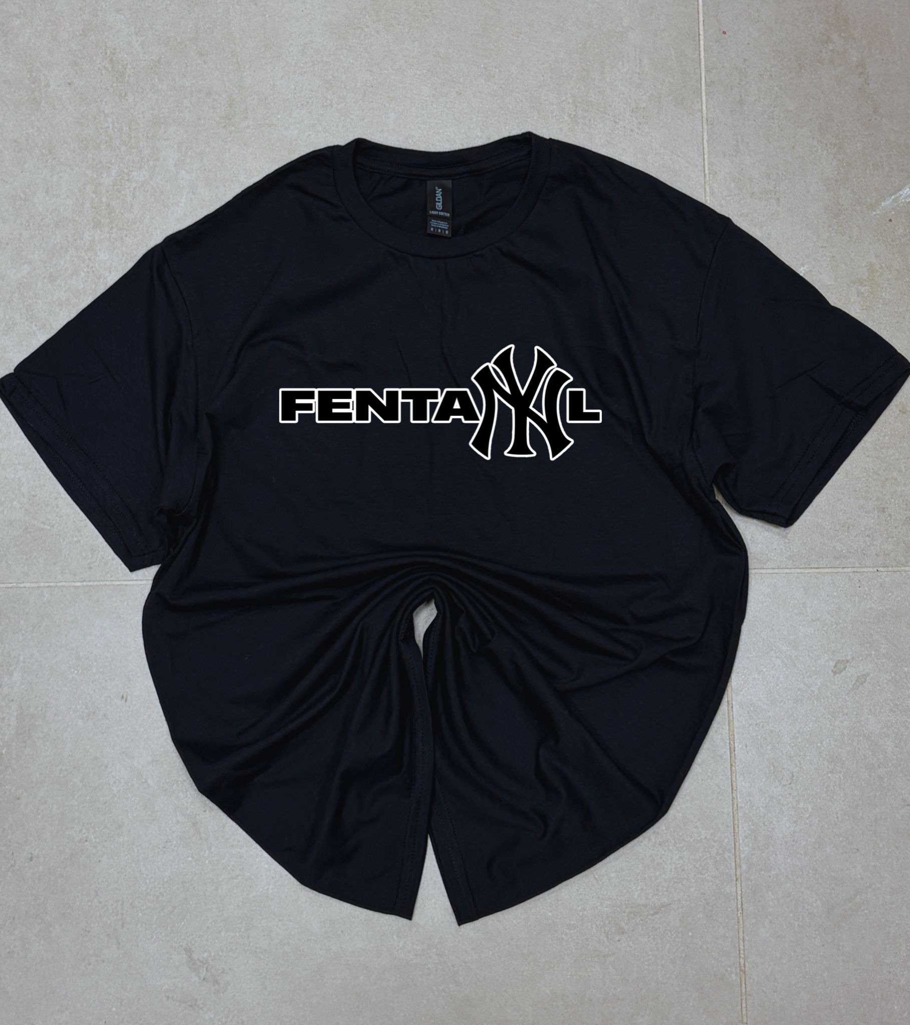 Koszulka z andrukiem L